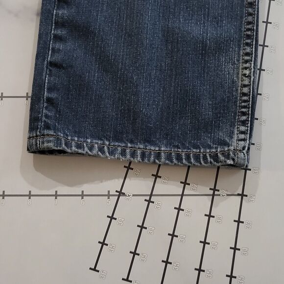 Levi's 514 Jeans Mens 34x32 Blue Pants Slim Straight Retro Skater Y2K Faded - Picture 8 of 8